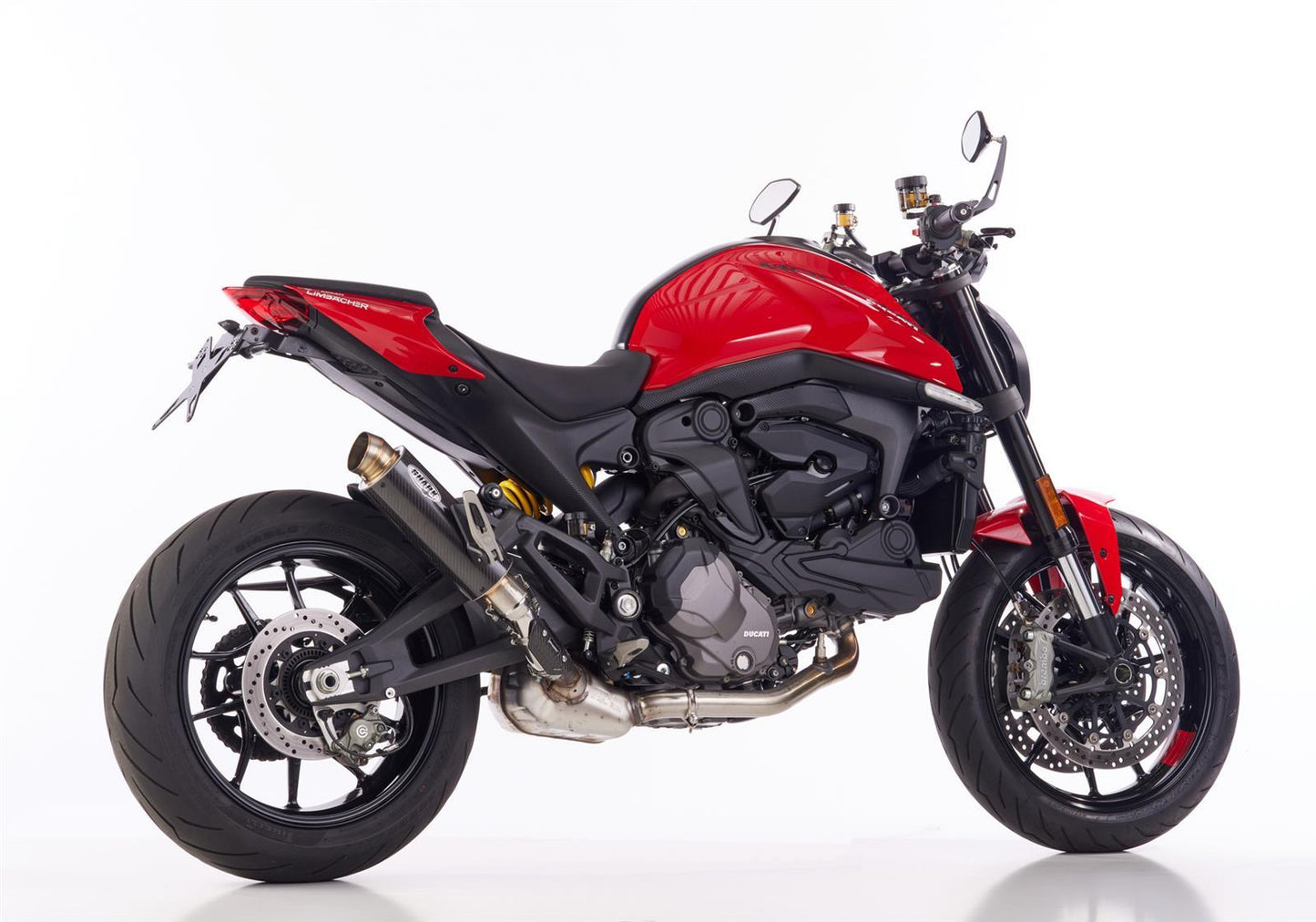 SHARK SRC 4 Auspuff Super Short passend für Ducati Monster SP 2023-2024 - Kama Bike Parts