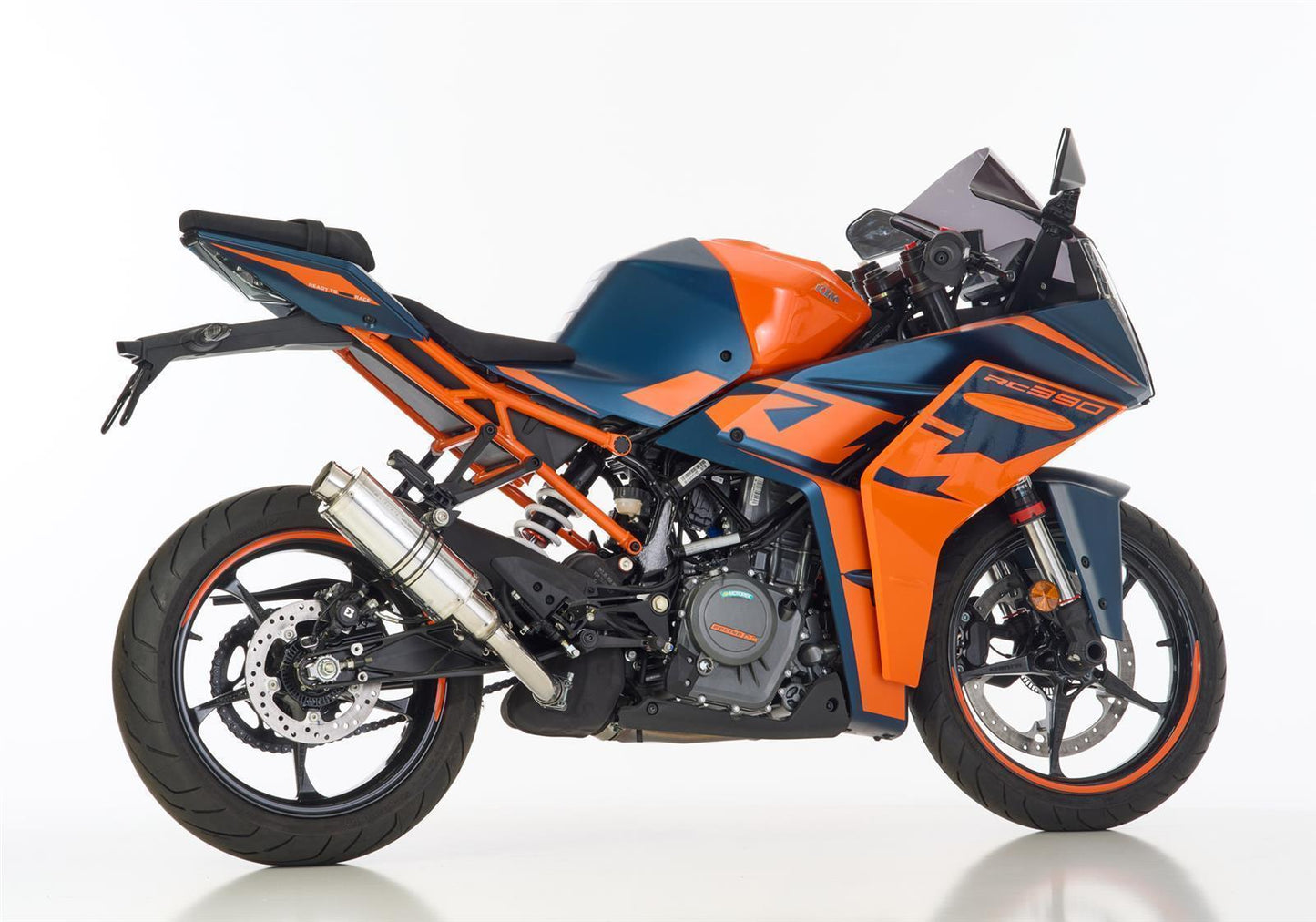 HURRIC Supersport Auspuff Super Short passend für KTM 125 Duke 2021-2023 - Kama Bike Parts