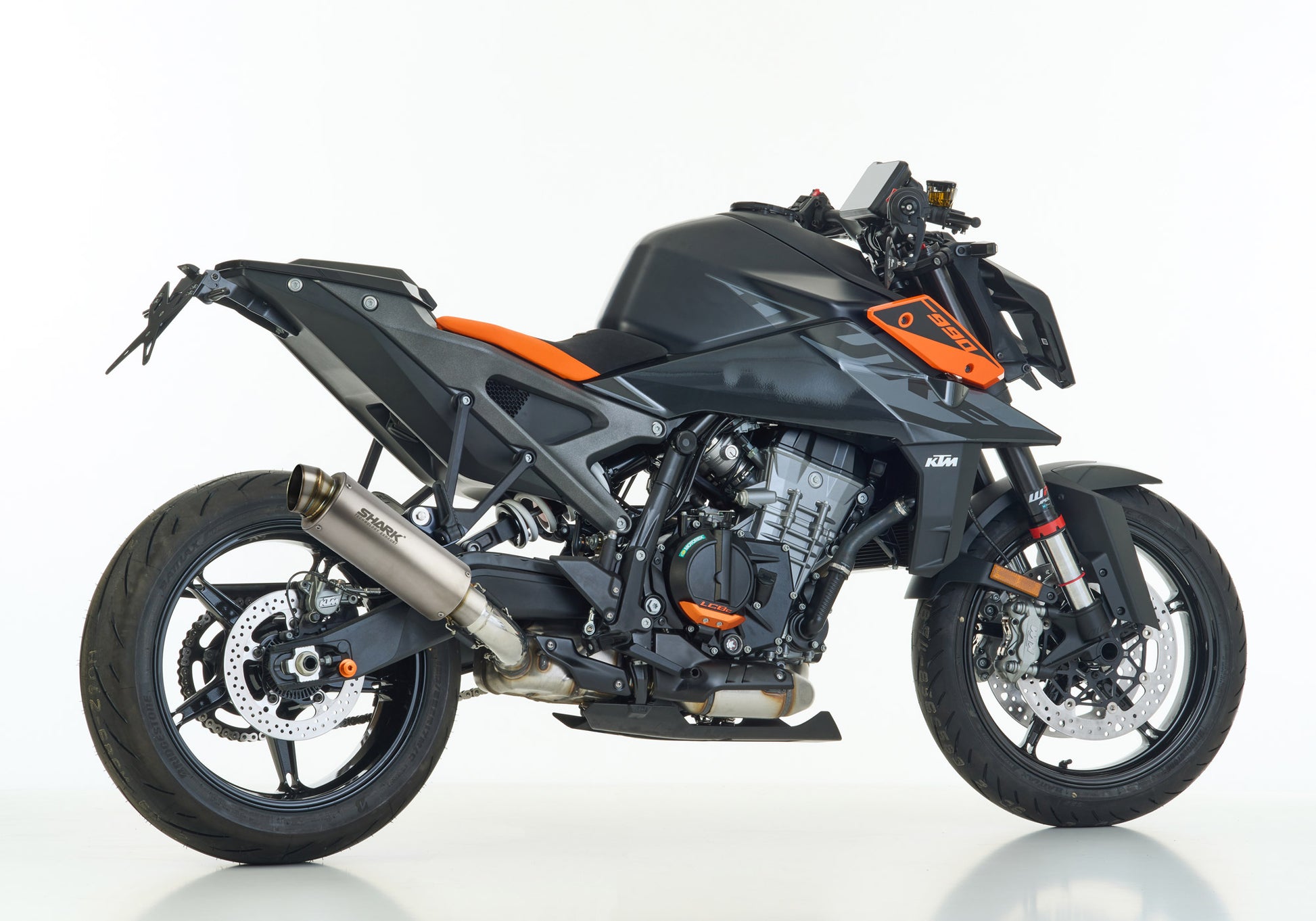 SHARK SRC 4 Aupuff Super Short passend für KTM 990 Duke 2024-2025 - Kama Bike Parts