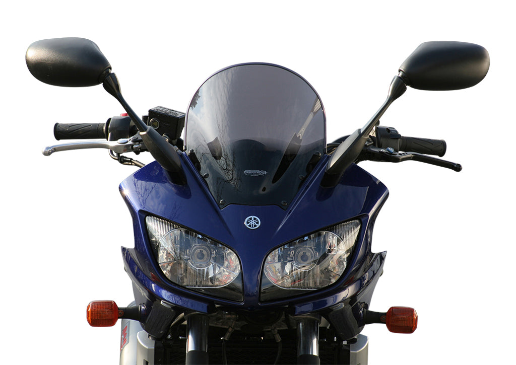 MRA Racingscheibe "R" rauchgrau passend für Yamaha FZS 1000 FAZER 2001-2005