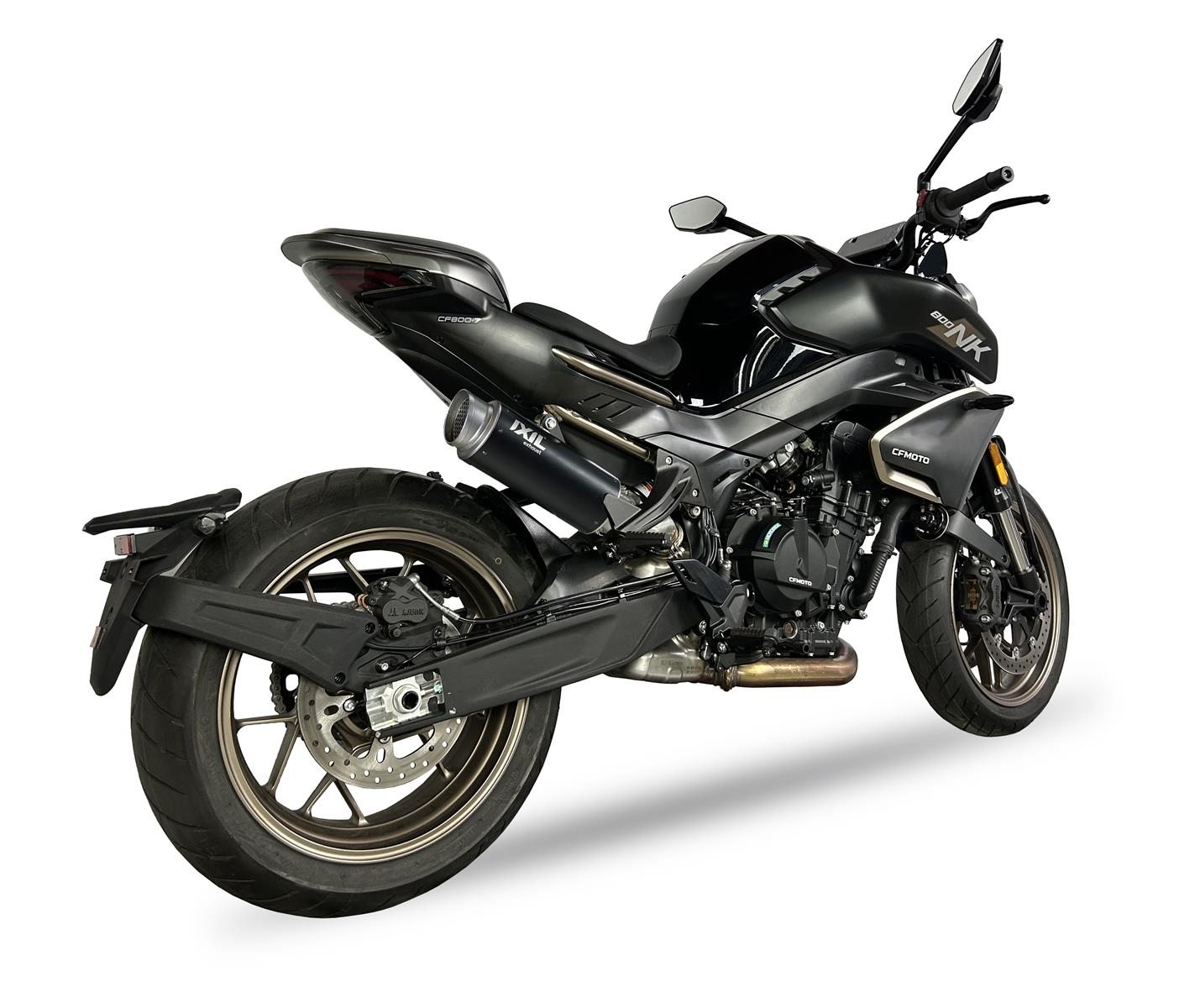 IXIL RC3B Auspuff Edelstahl Schwarz passend für CFMOTO 800 NK 2023-2024