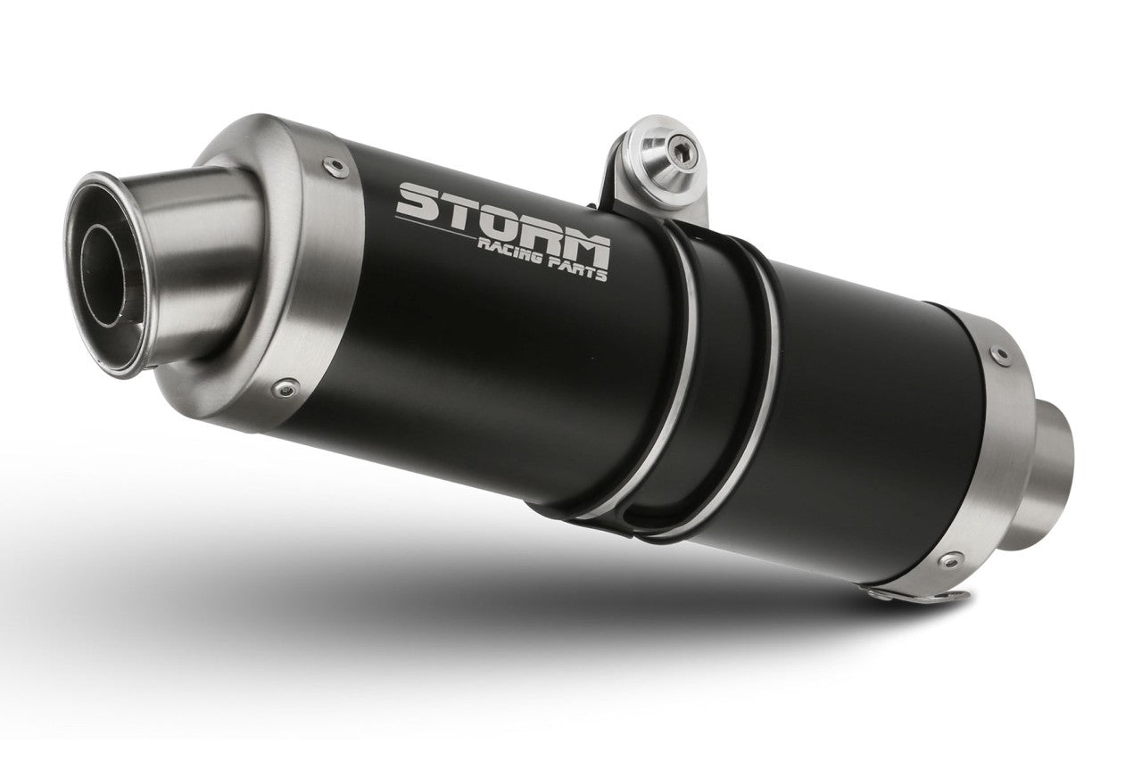STORM GP Auspuff schwarz passend für SUZUKI GSX-R 600 2006-2007
