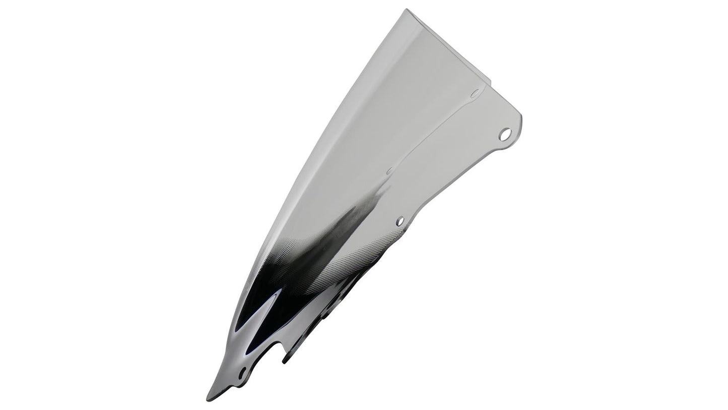 MRA Racingscheibe "R" klar passend für Suzuki GSX-R 1000 2005-2006