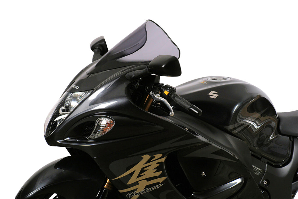 MRA Racingscheibe "R" schwarz passend für Suzuki GSX-R 1300 HAYABUSA 2008-2020