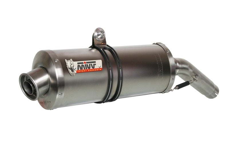 MIVV Oval Auspuff Edelstahl passend für Honda XRV 750 Africa Twin 93-04
