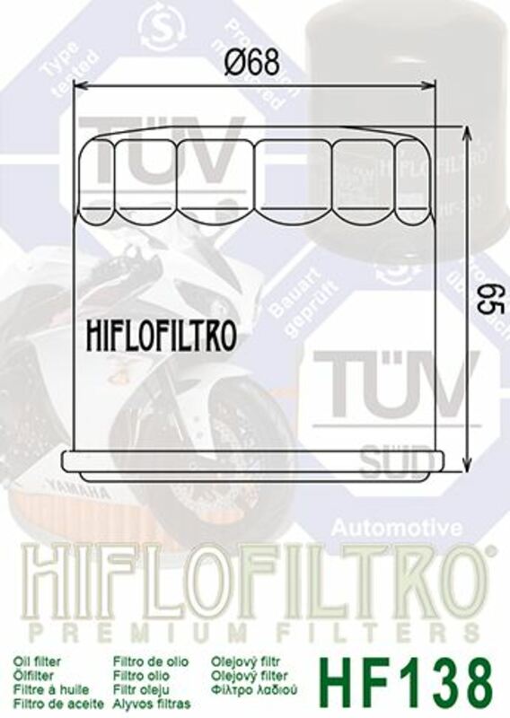 Ölfilter HF138 - Kama Bike Parts