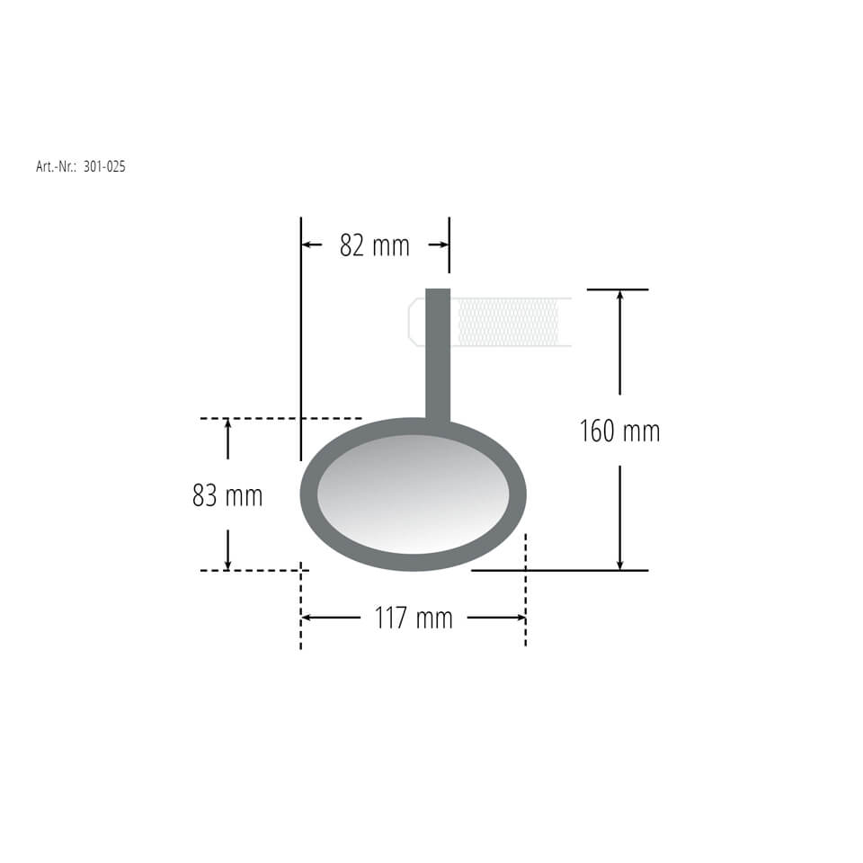 HIGHSIDER Lenkerendenspiegel VICTORY - Kama Bike Parts