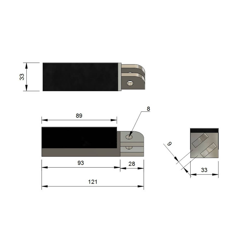 Fußrasten passend für Yamaha - Kama Bike Parts