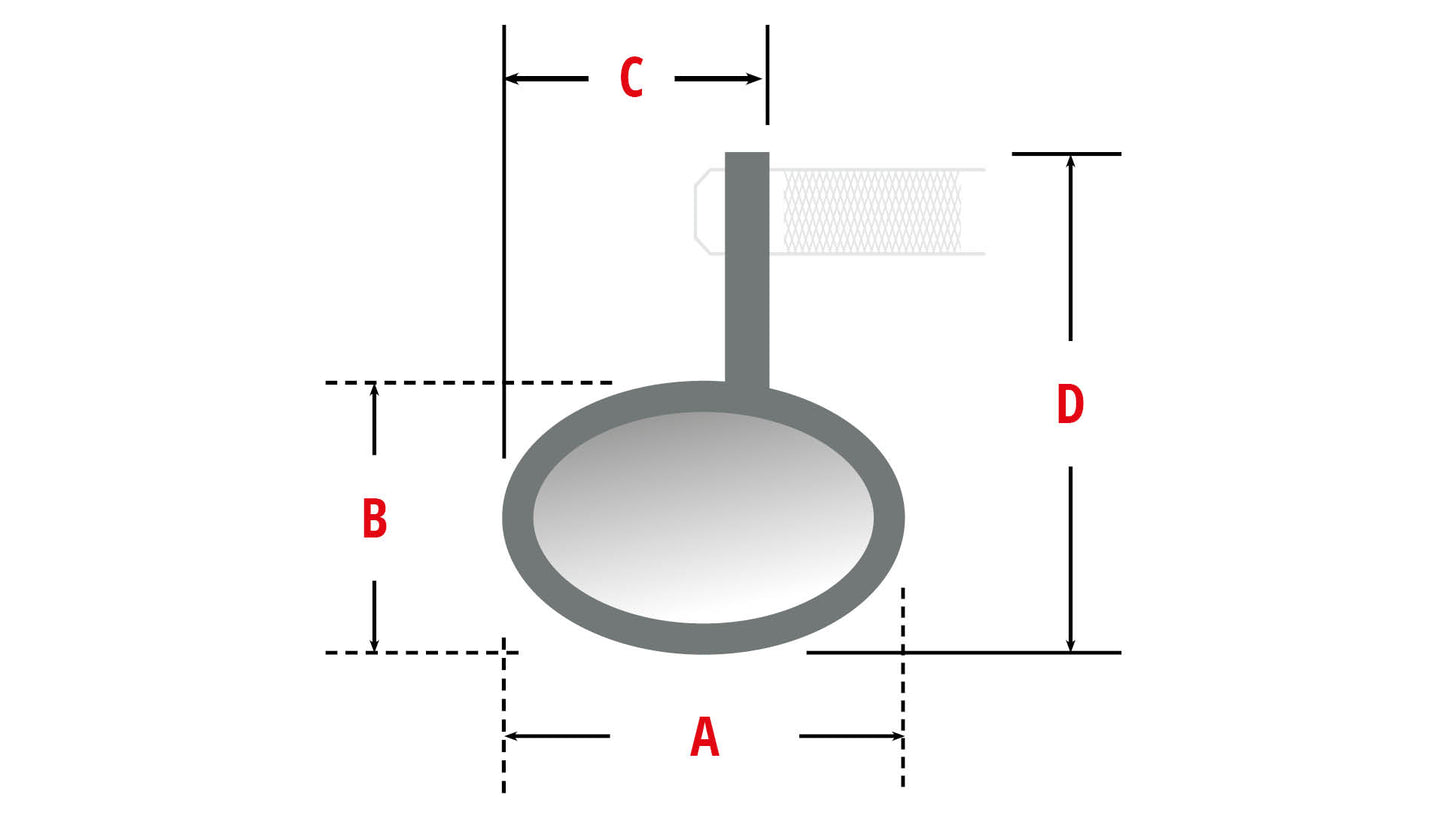 HIGHSIDER CONERO Lenkerendenspiegel kurz - Kama Bike Parts