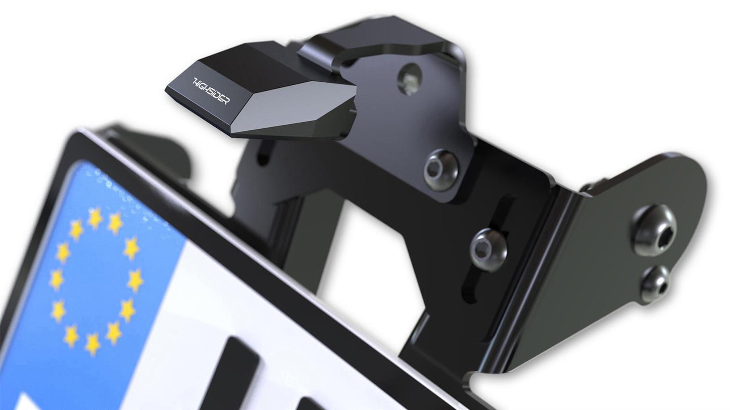 Highsider Kennzeichenhalter AKRON-RS PRO passend für Kawasaki Z 650 RS 2022- - Kama Bike Parts