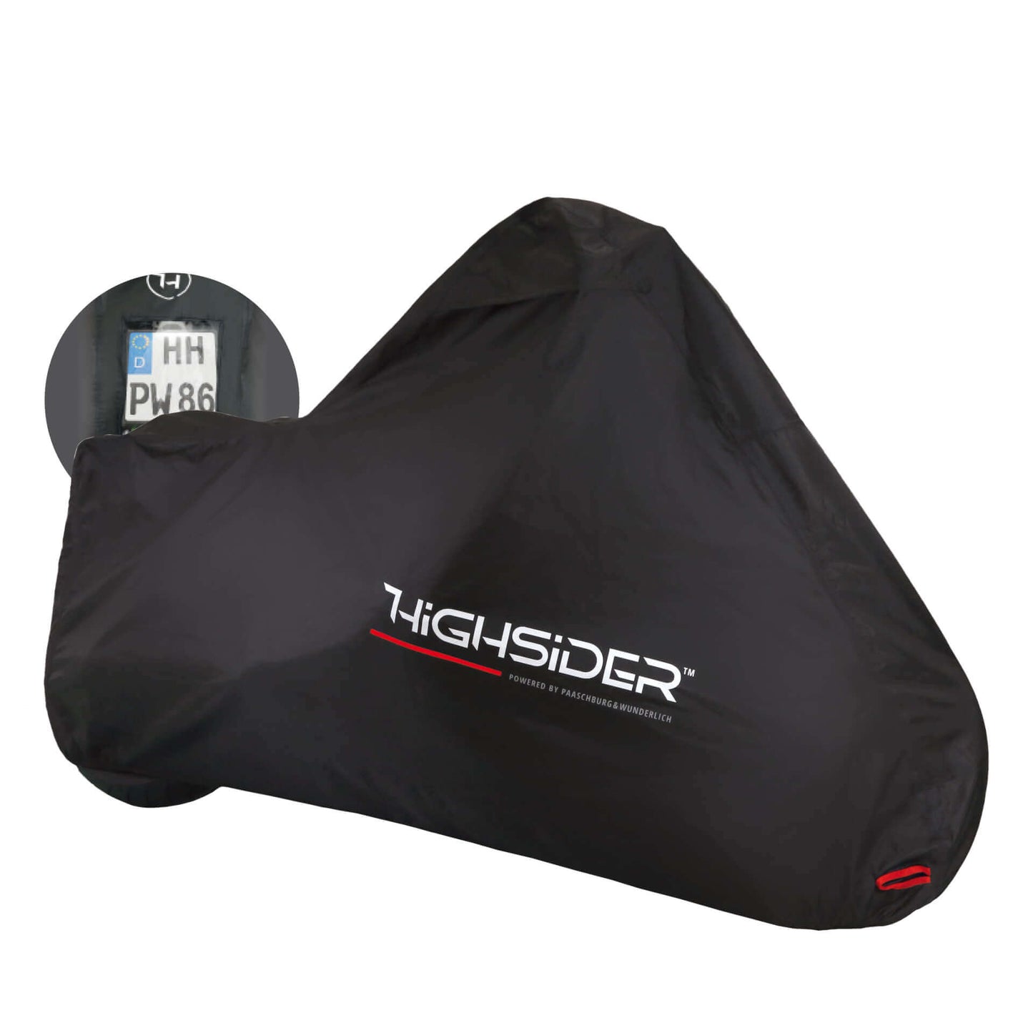 HIGHSIDER Motorrad/Roller Abdeckplane Outdoor-Plane Kennzeichenfenster Größe XL - Kama Bike Parts