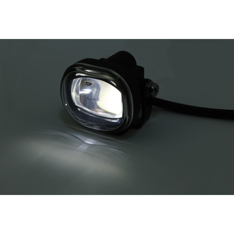 HIGHSIDER Nebelscheinwerfer LED-MICRO rechteckig schwarz - Kama Bike Parts