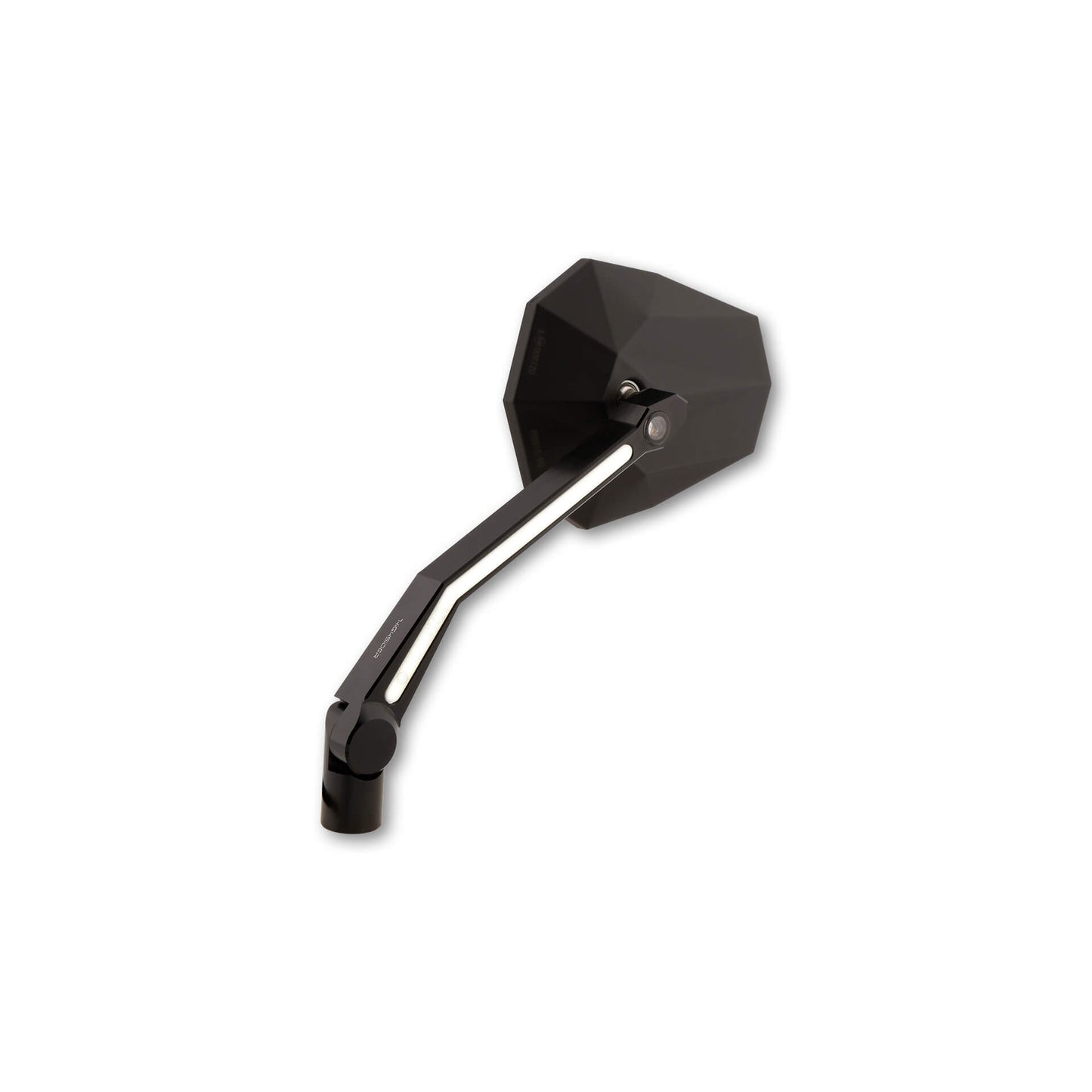 HIGHSIDER STEALTH-X4 Spiegel mit LED Blinker & Positionslicht - Kama Bike Parts
