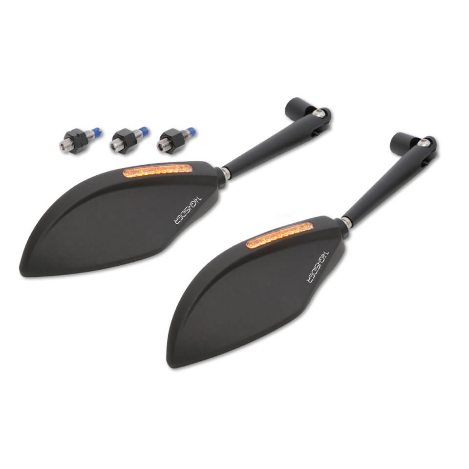 HIGHSIDER TOREZZO Spiegel mit LED Blinker - Kama Bike Parts