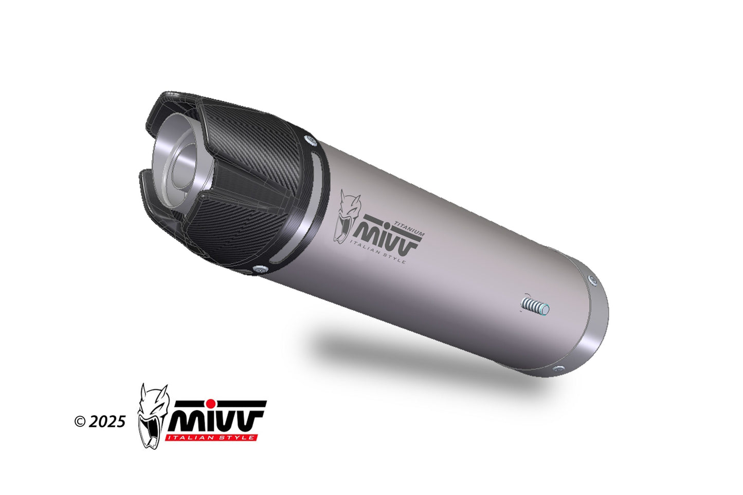 MIVV Suono AK-1 Auspuff Titan passend für Honda CBR 600 RR 2024-2026