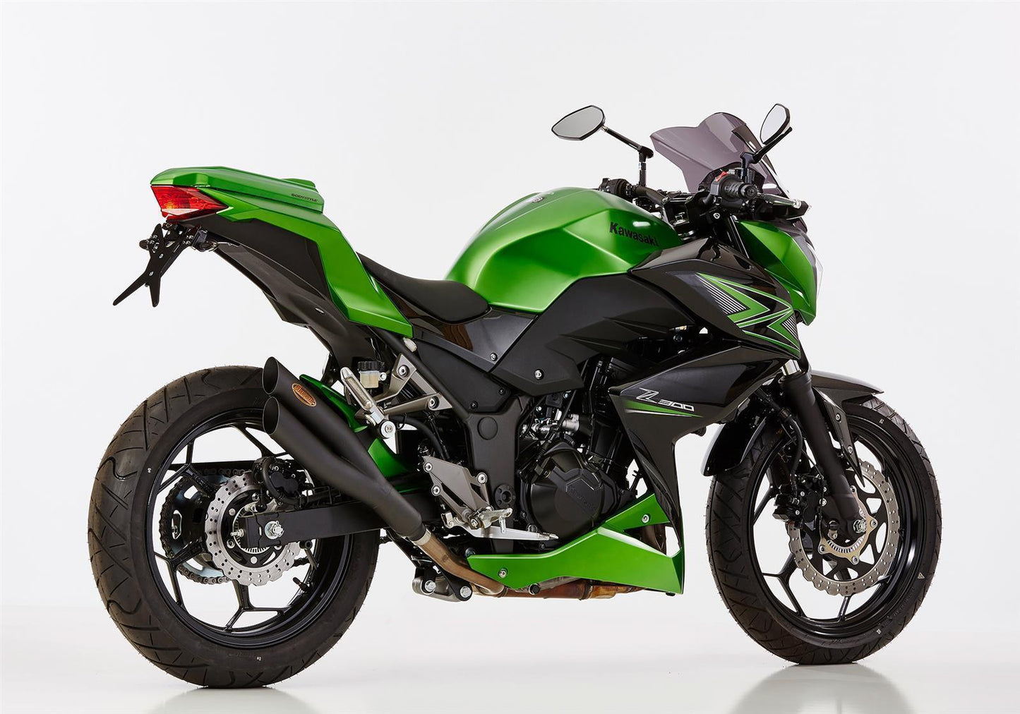 HURRIC Pro 2 Auspuff passend für Kawasaki Ninja 300 2013-2016 - Kama Bike Parts