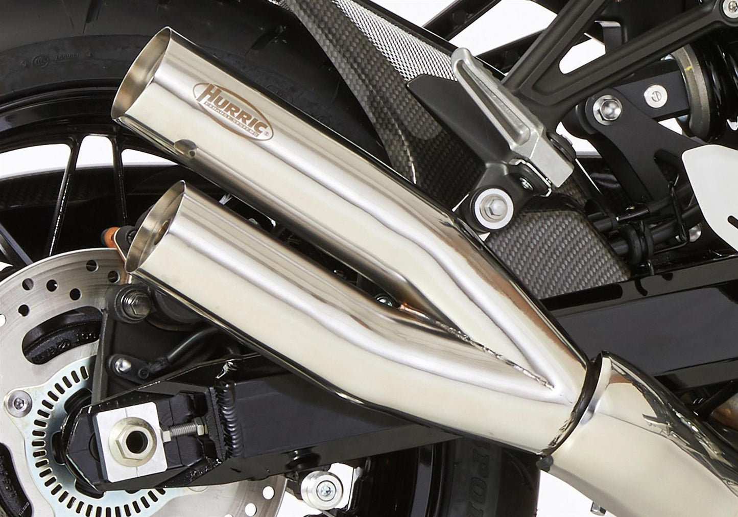 HURRIC Pro 2 Retro Auspuff passend für Kawasaki Z900 RS 2018-2024 - Kama Bike Parts