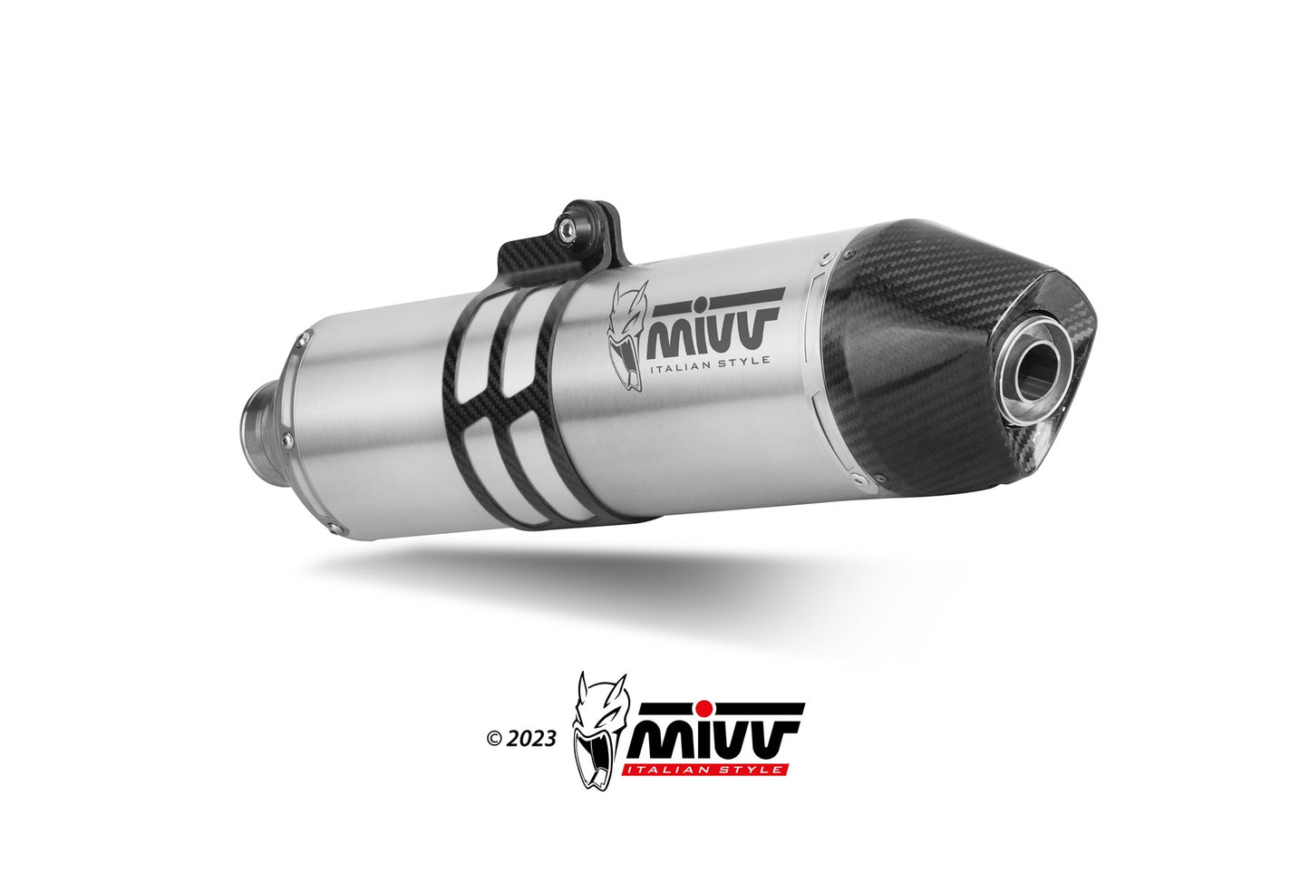 MIVV STR-1 Auspuff Titan passend für HUSQVARNA 701 Enduro / Supermoto 2021-2024