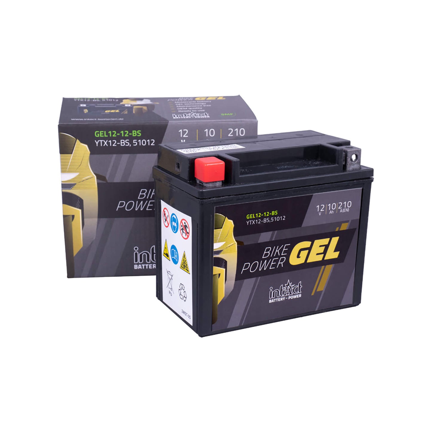 INTACT Bike Power GEL Batterie YTX12-BS - Kama Bike Parts