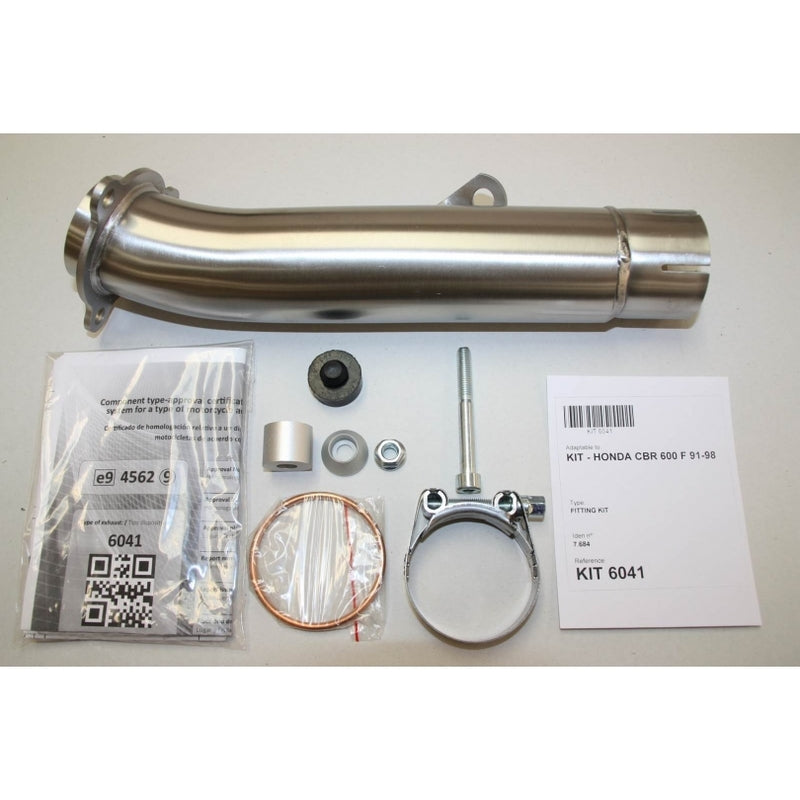 Auspuff HEXOVAL XTREM Evolution passend für Honda CBR 600 F 1991-1998 (PC 25/31) - Kama Bike Parts