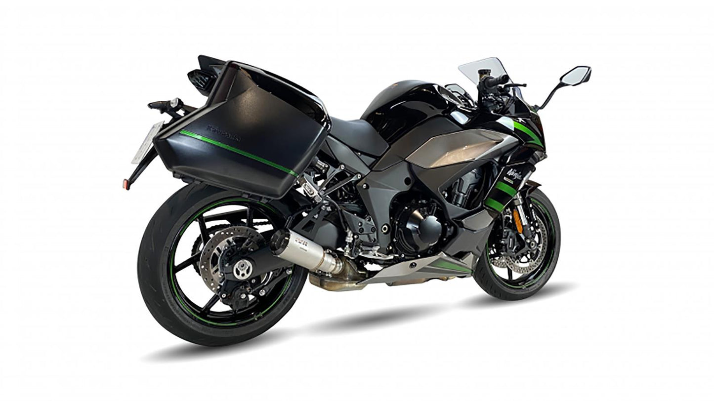 IXIL RC Edelstahl Auspuff silber passend für Kawasaki Ninja 1000 SX 2020-2024 - Kama Bike Parts