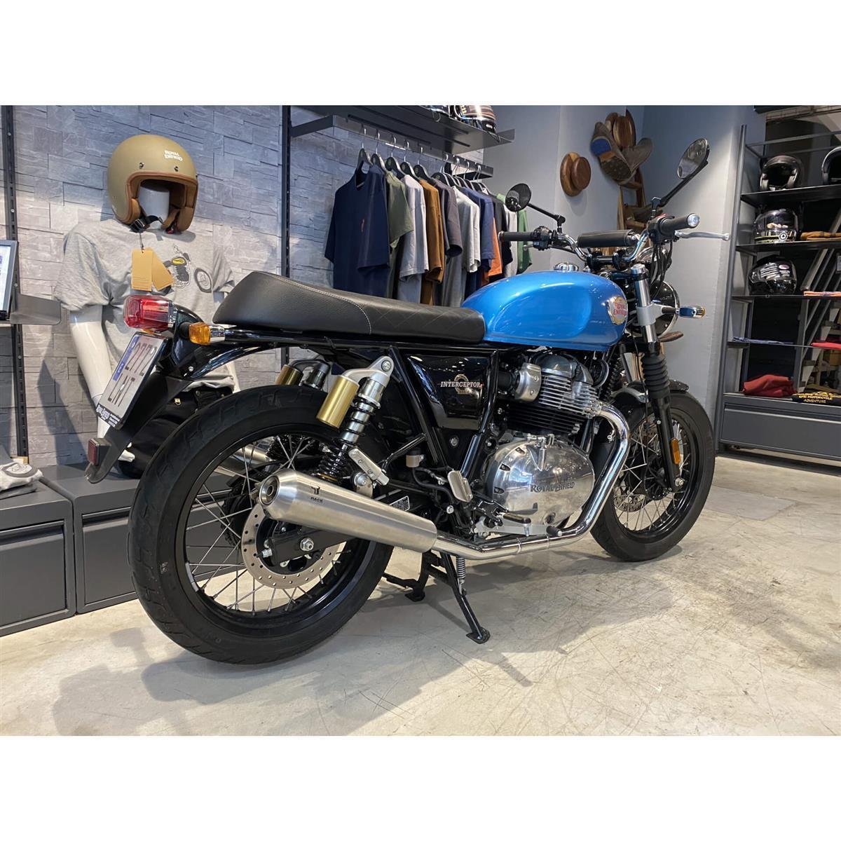 IXRACE Auspuff FULL LINE passend für Royal Enfield GT 650/INTERCEPTOR 650 links/rechts slip on - Kama Bike Parts