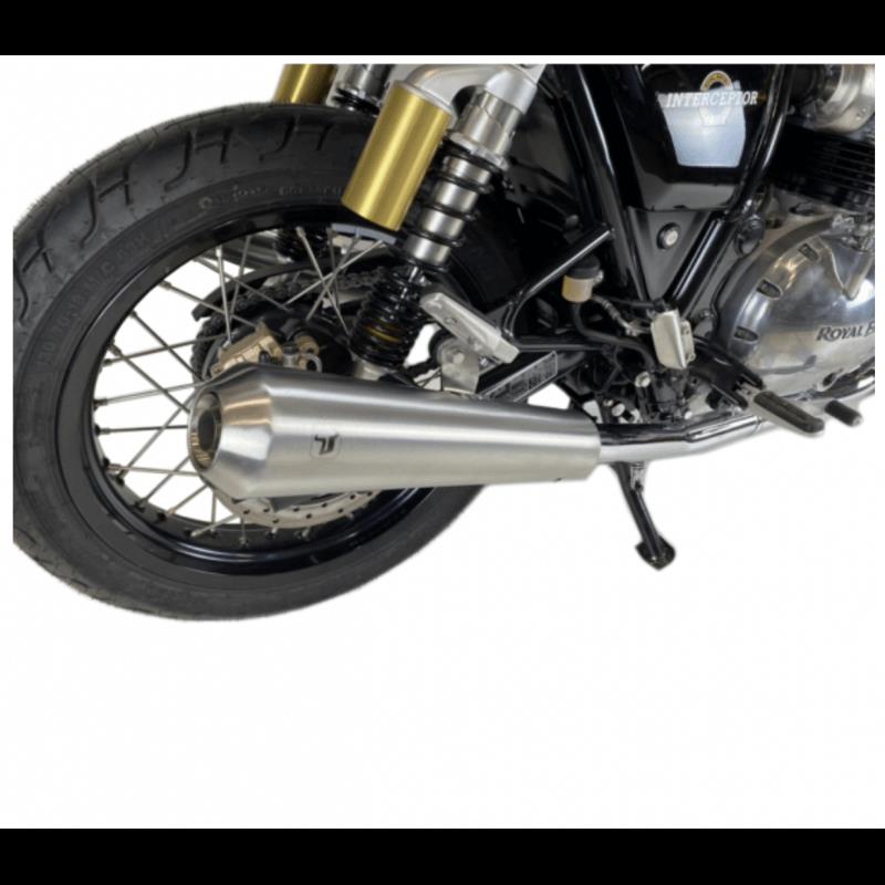 IXRACE Auspuff FULL LINE passend für Royal Enfield GT 650/INTERCEPTOR 650 links/rechts slip on - Kama Bike Parts