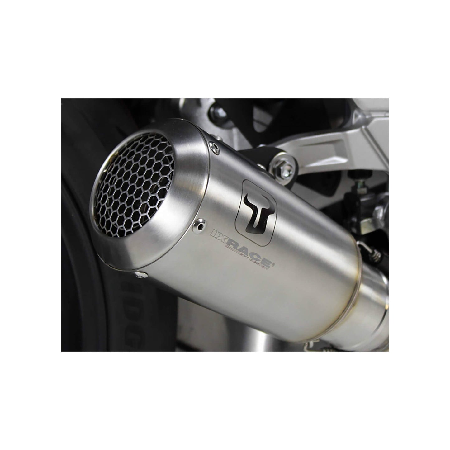 IXRACE MK2 Auspuff mit Kat passend für Kawasaki VERSYS 650 (LE650J LE650JA2) 2023- - Kama Bike Parts
