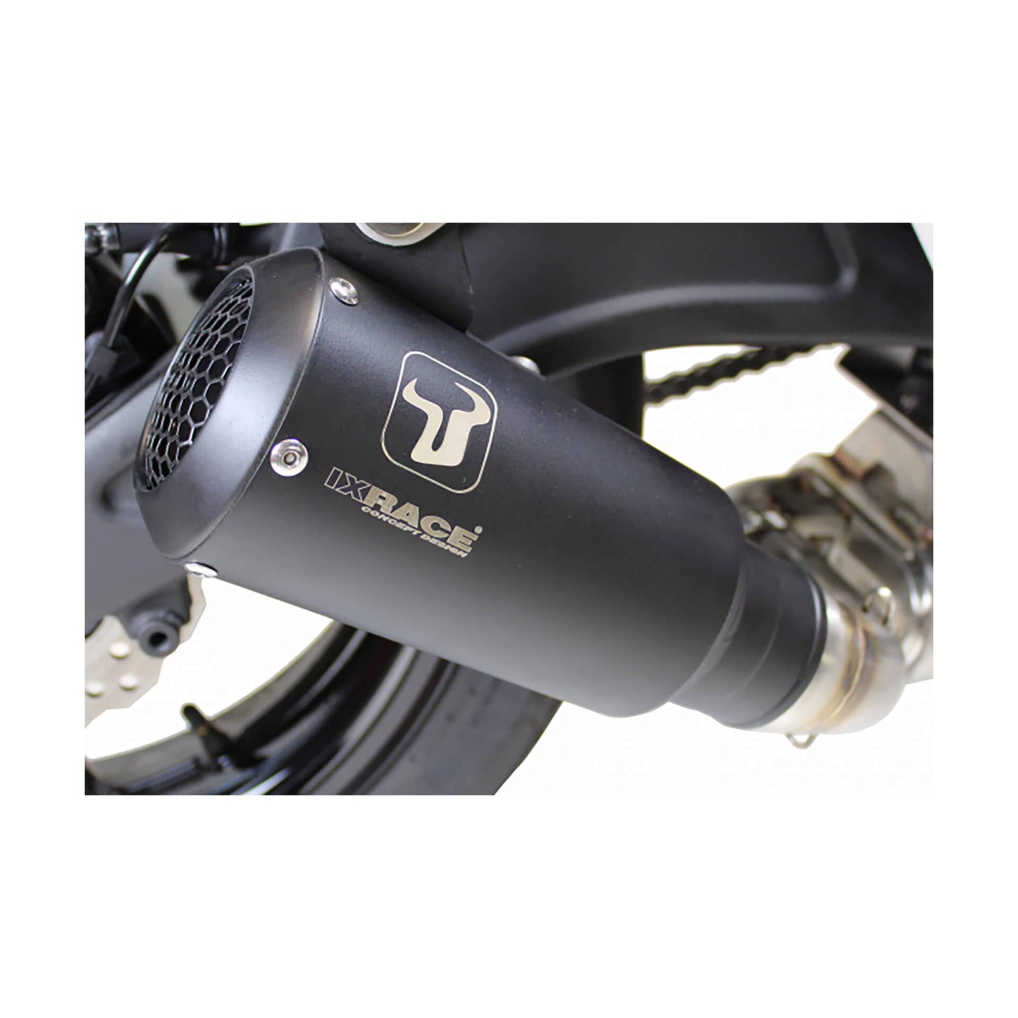 IXRACE MK2 Auspuff mit Kat passend für Kawasaki VERSYS 650 (LE650J LE650JA2) 2023- - Kama Bike Parts