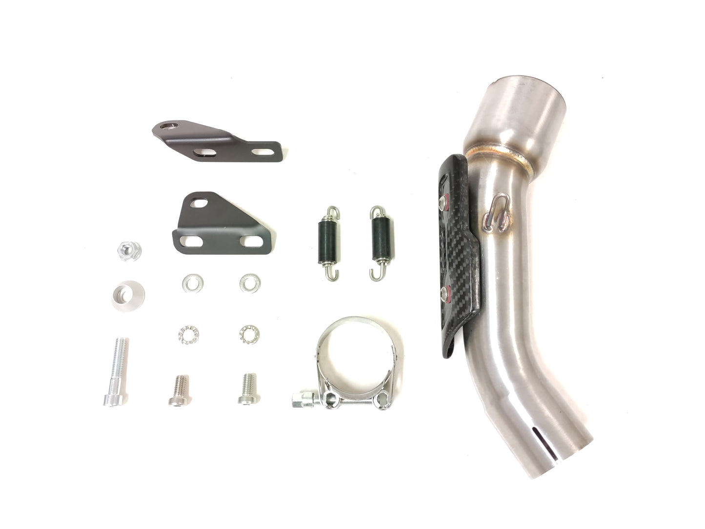 IXIL RC Auspuff Edelstahl / Endkappe Carbon passend für KTM 390 DUKE 2021-2023