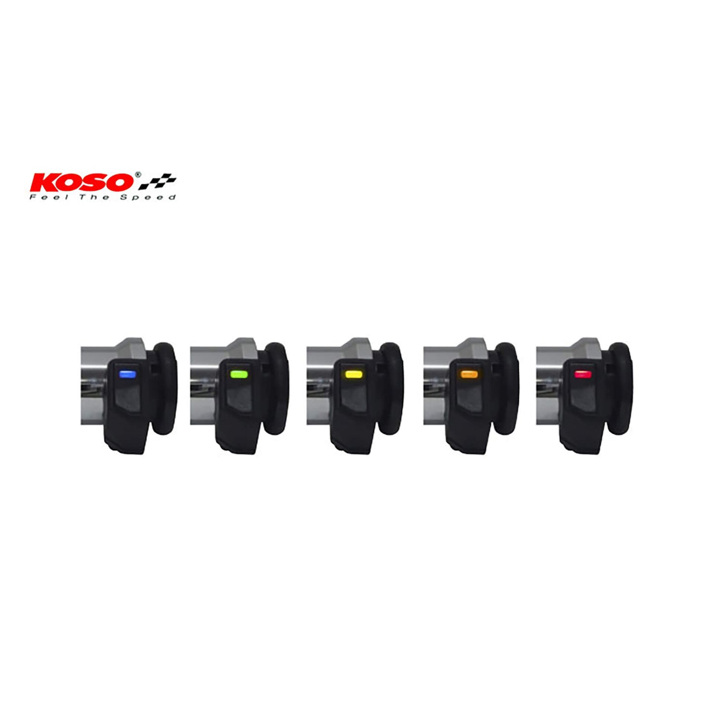 KOSO Heizgriffe Titan-X mit integriertem Schalter schwarz - Kama Bike Parts