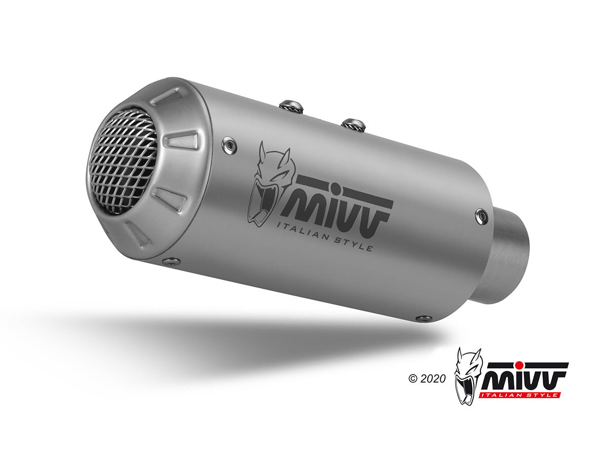 MIVV MK3 Auspuff Edelstahl passend für BMW S 1000 R 2017-2020
