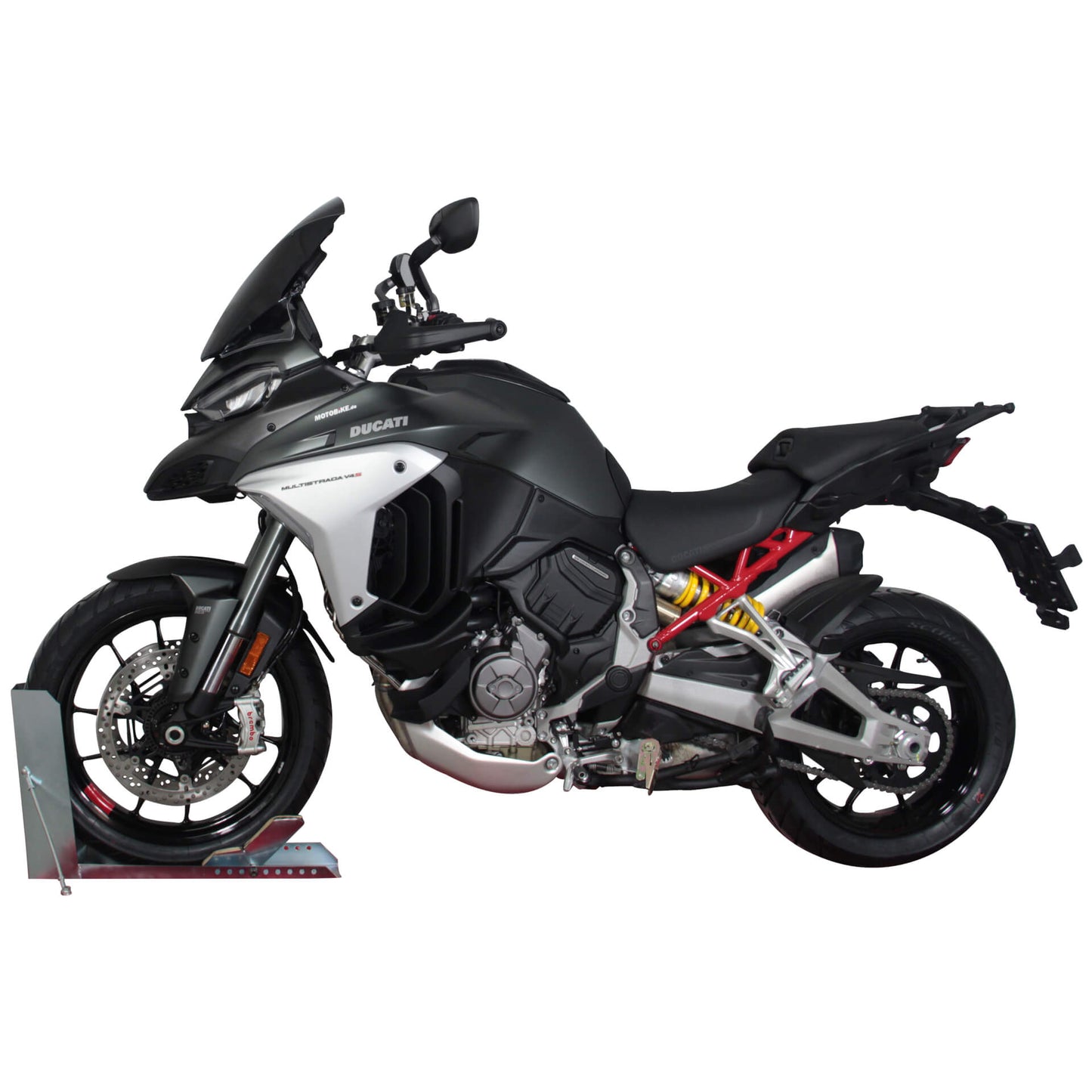 MRA Tourenscheibe MULTISTRADA V4 / PIKES PEAK 2021- schwarz - Kama Bike Parts