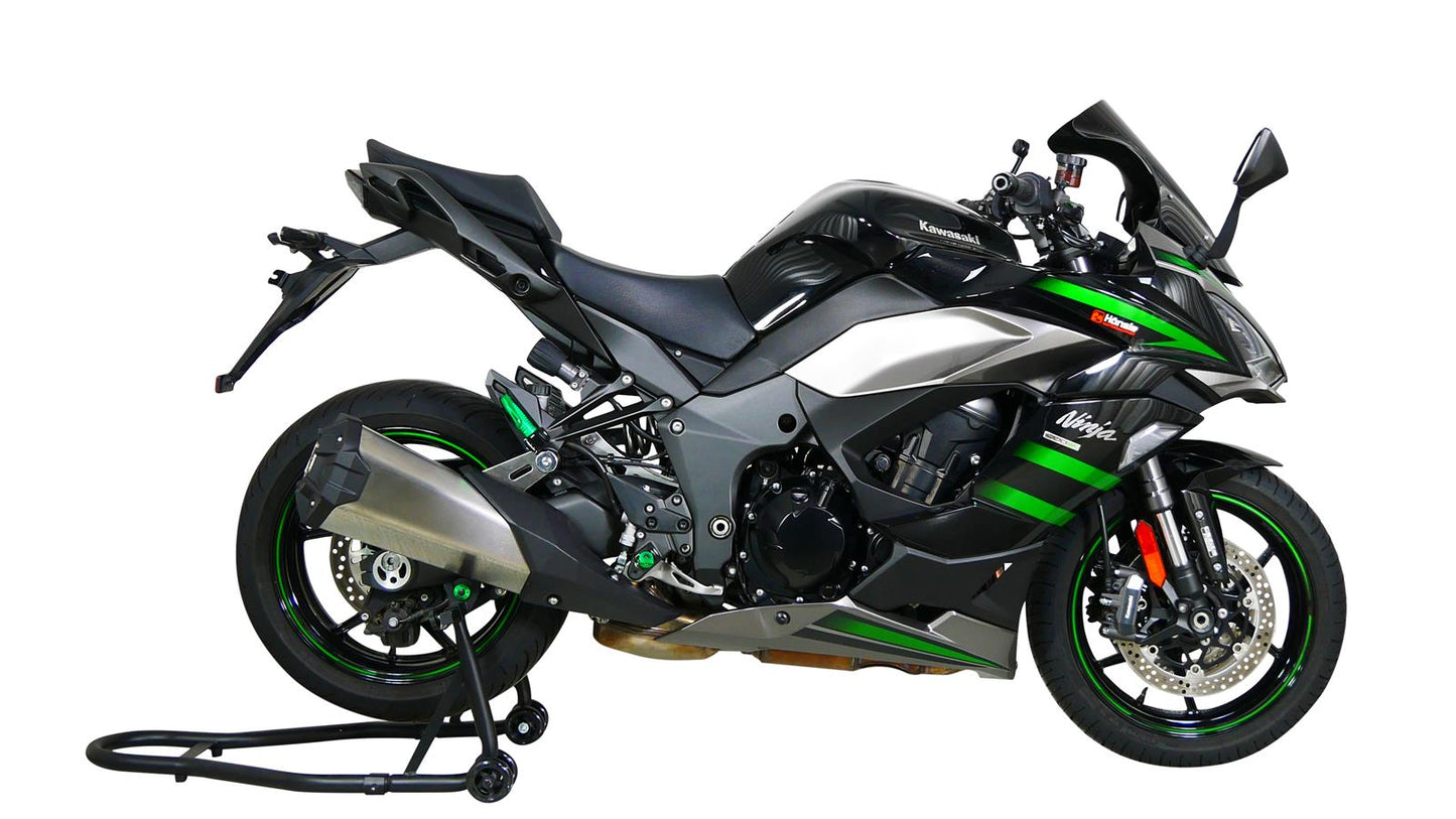 MRA Racingscheibe "R" schwarz passend für Kawasaki NINJA 1000 SX 2020-