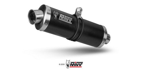 MIVV Oval Auspuff Carbon passend für Honda CBR 600 F 1991-1998