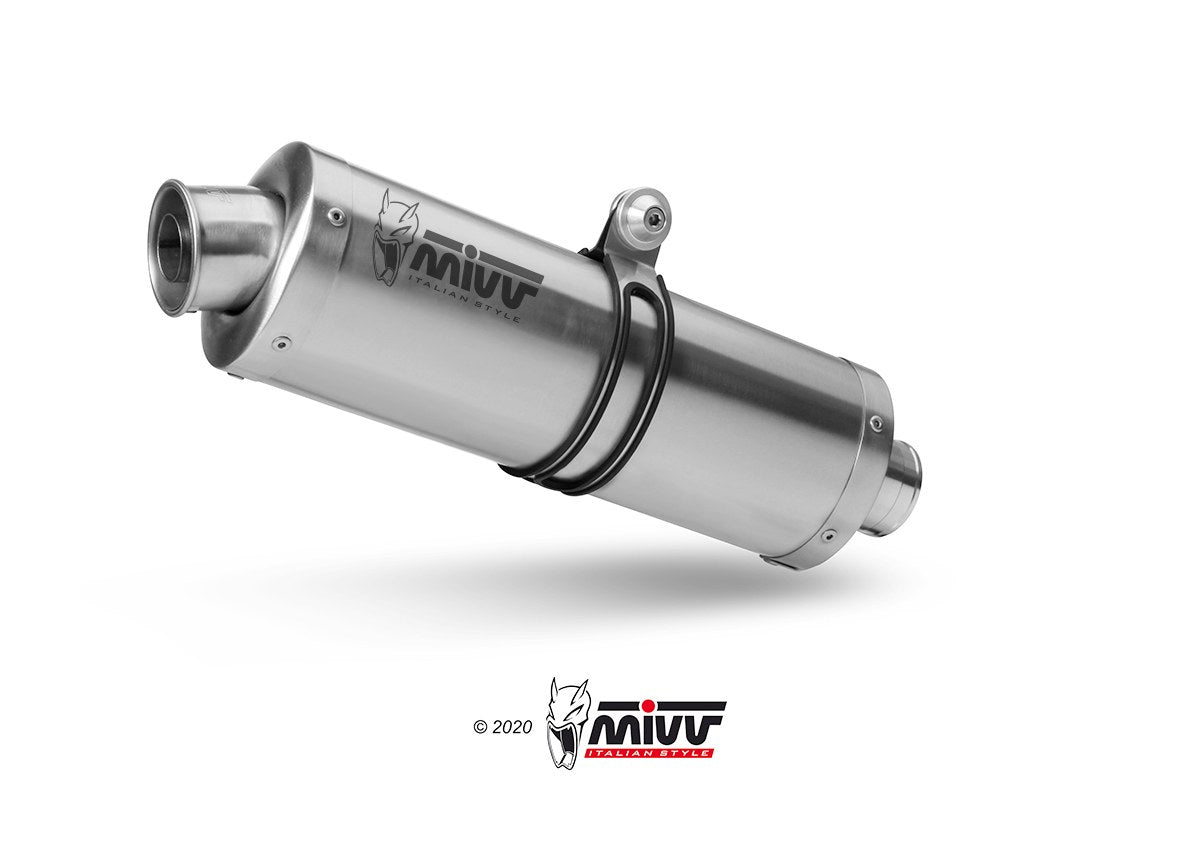 MIVV Oval Auspuff Edelstahl passend für YAMAHA Tenere 700 2019-2026