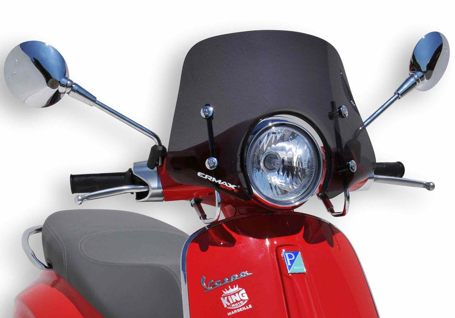 ERMAX Scooterscheibe Piccolo passend für VESPA Primavera 50 2013-2025 - Kama Bike Parts