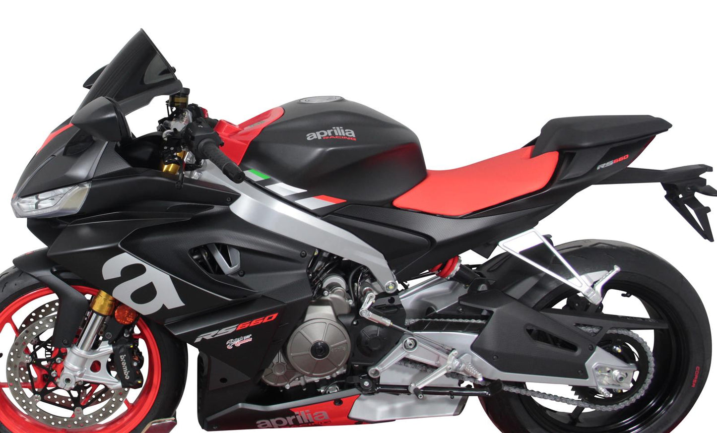 MRA Racingscheibe R schwarz passend für Aprilia RS 660 2021-