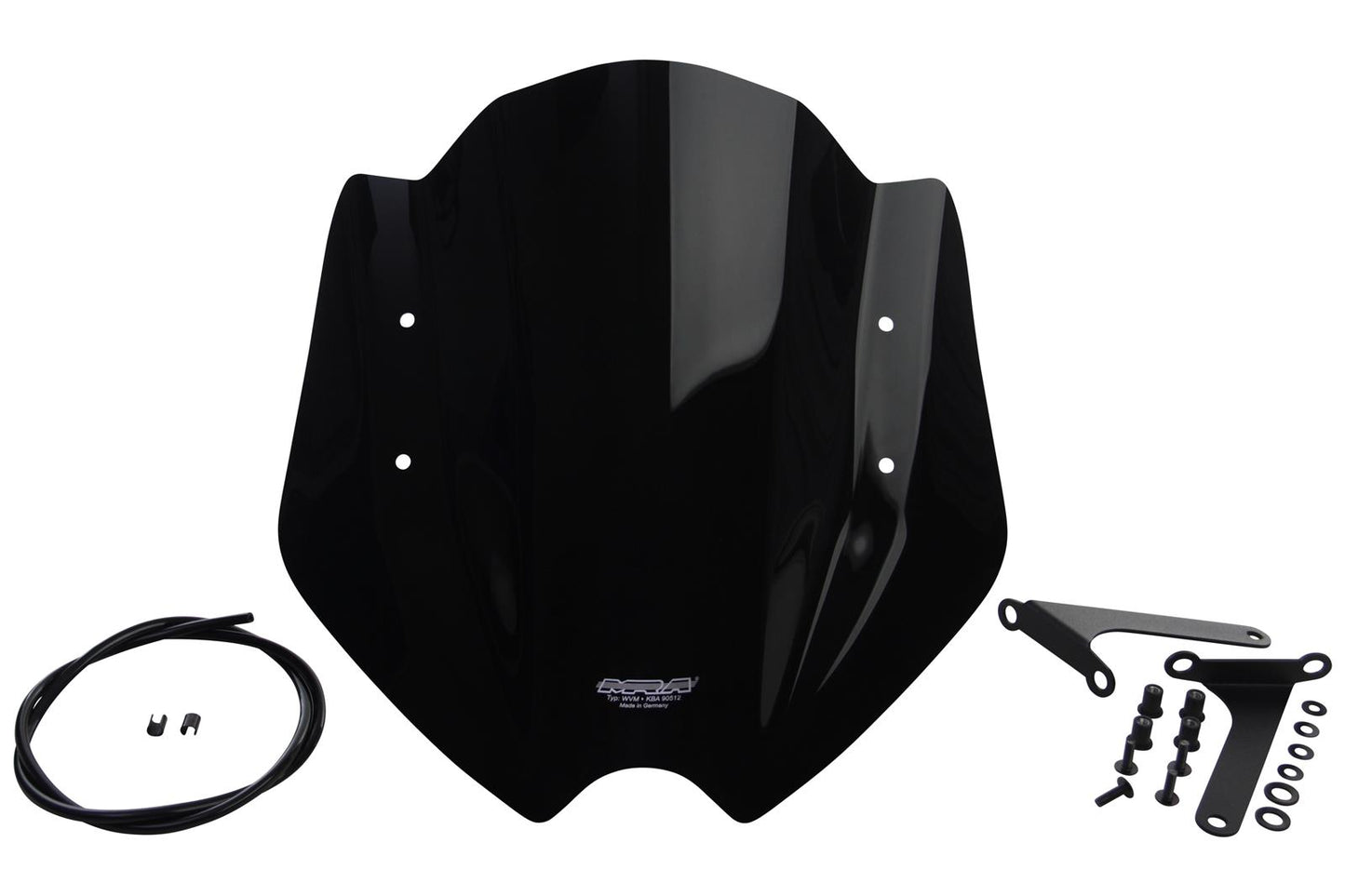 MRA Racingscheibe NR schwarz passend für Suzuki SFV 650 Gladius 2009-2015