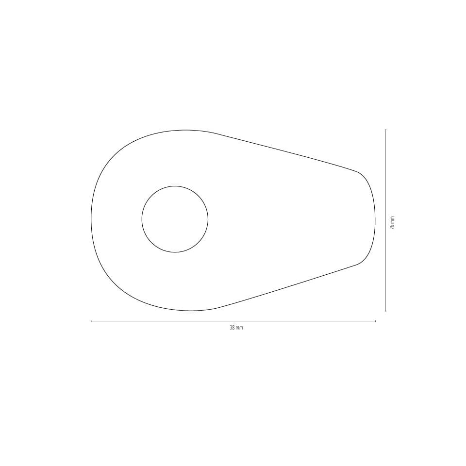 SHIN YO Alu Montageplatten INDY SPACER passend für Yamaha MT-07 MT-09 MT-10 Set - Kama Bike Parts