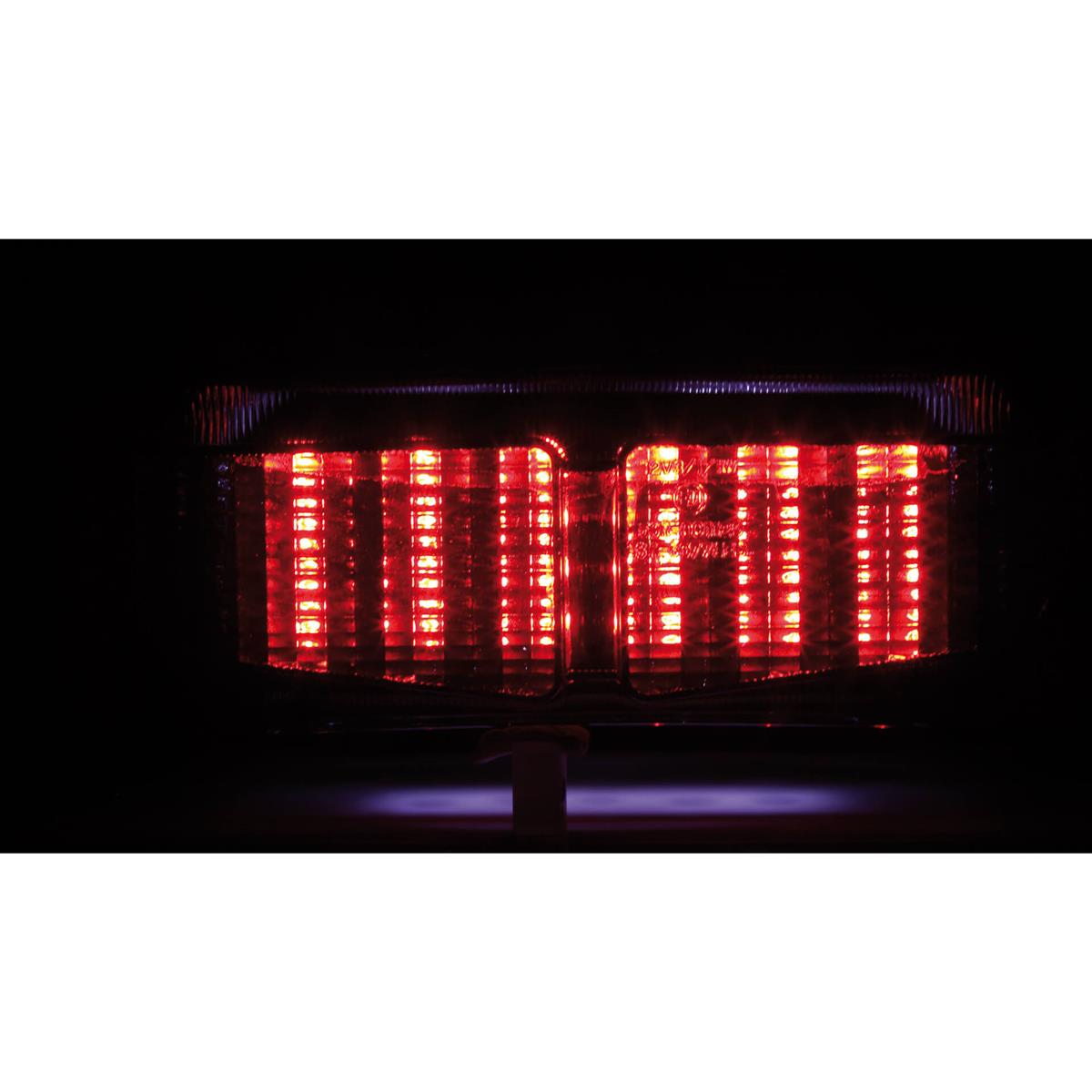 SHIN YO LED-Rücklicht mit getöntem Glas passend für Yamaha FZS 600 1998-2003 - Kama Bike Parts