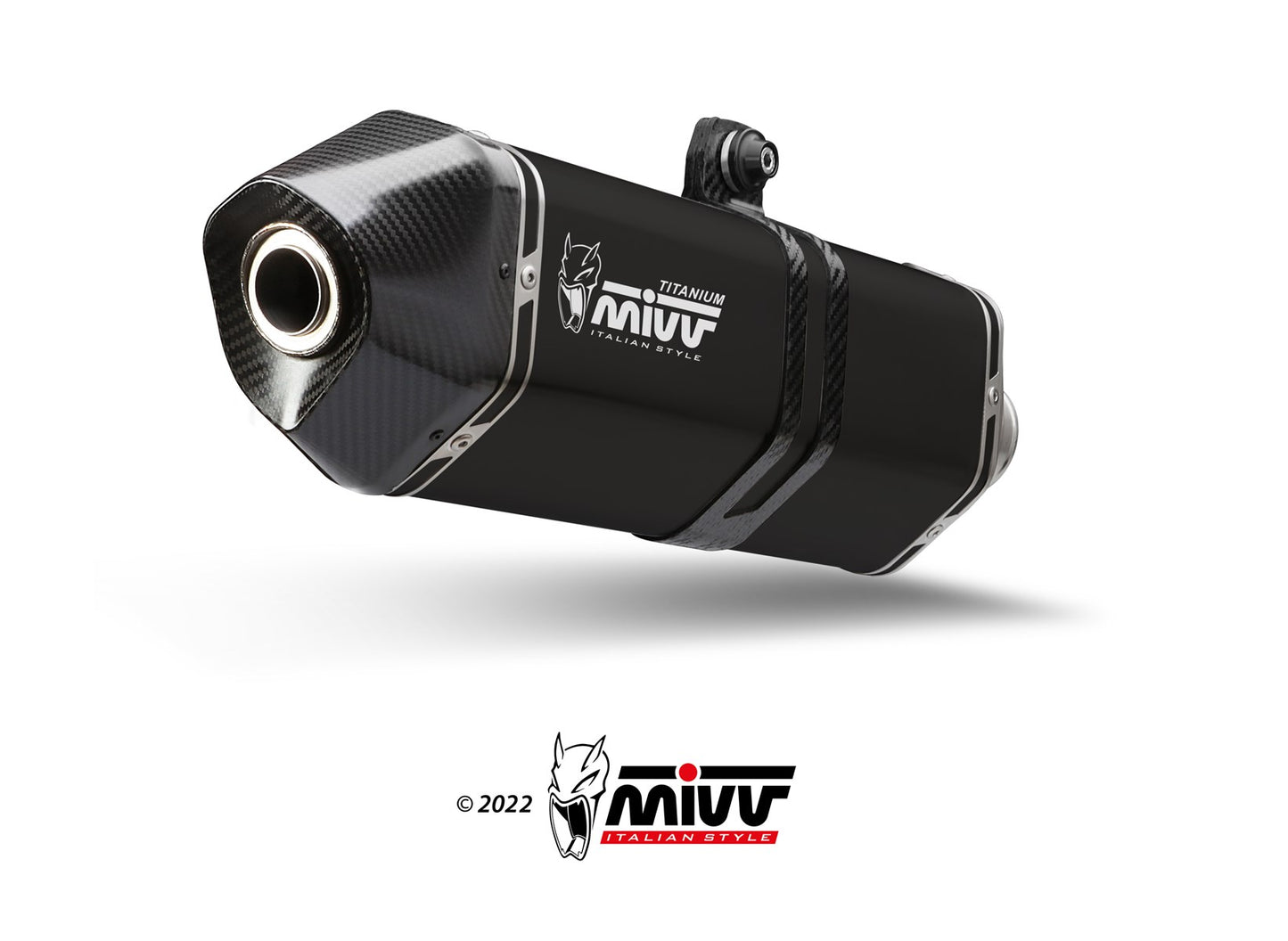 MIVV Speed Edge Auspuff schwarz passend für SUZUKI GSX-R 1300 HAYABUSA 2021-2026
