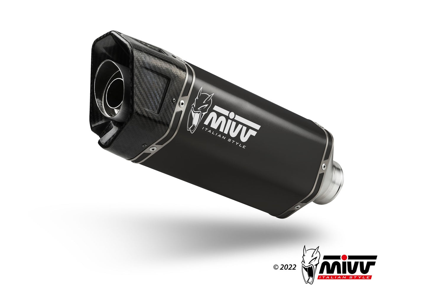 MIVV SR-1 Auspuff Komplettanlage schwarz passend für SUZUKI GSX-8S 2022-2024
