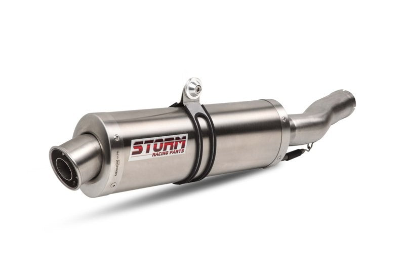 STORM OVAL Auspuff passend für Honda CBR 600 F 2001-2010