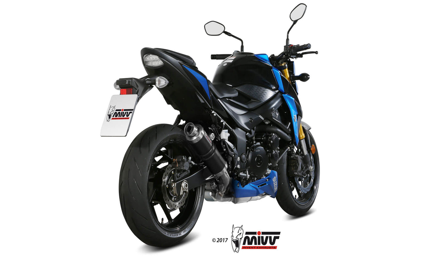 MIVV GP Auspuff Carbon passend für Suzuki GSX-S 750 2017-2020