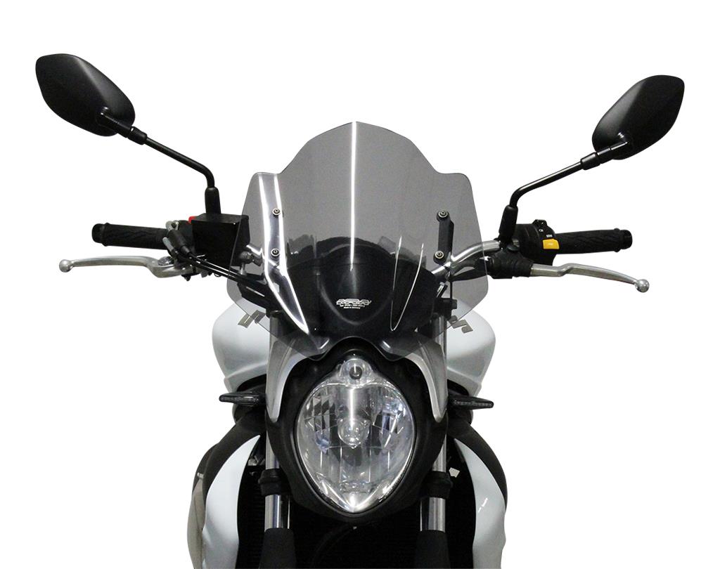 MRA Racingscheibe NR rauchgrau passend für Suzuki SFV 650 Gladius 2009-2015
