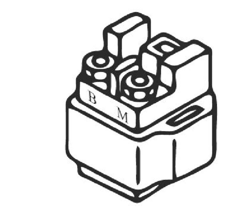 Anlasser Relais passend für Yamaha YZF 600 2000-2000 - Kama Bike Parts