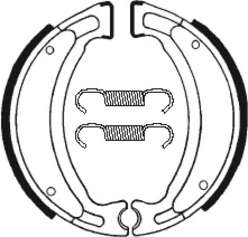Bremsbacken Organisch BA028 passend für Yamaha TT-R 125 2000-2020 - Kama Bike Parts