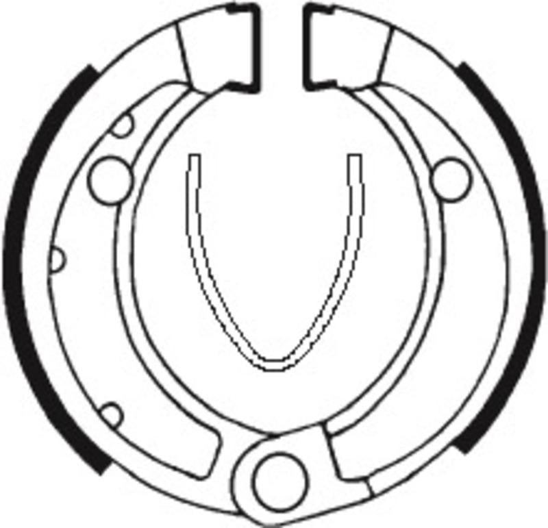 Bremsbacken Organisch BA048 passend für POLARIS SCRAMBLER 90 2001-2014 - Kama Bike Parts