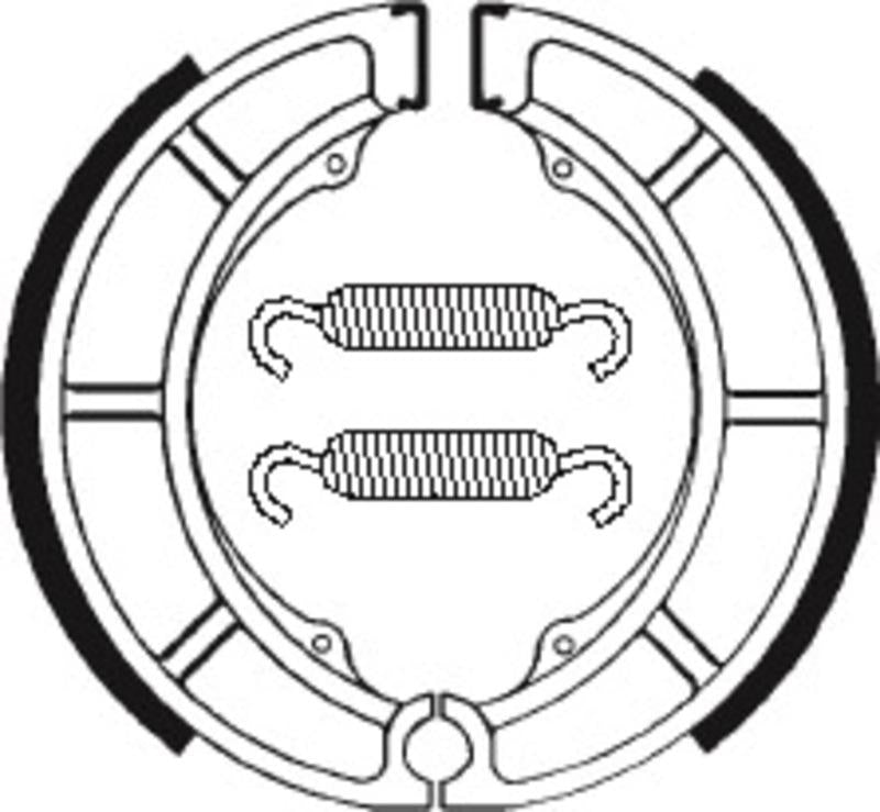 Bremsbacken Organisch BA052 passend für SUZUKI VS 600 INTRUDER 1995-1997 - Kama Bike Parts